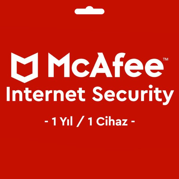 McAfee Internet Security Key Lisans Anahtarı 1 Yıl / 1 Cihaz