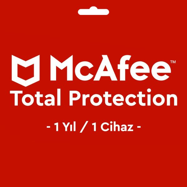 McAfee Total Protection Key Lisans Anahtarı 1 Yıl / 1 Cihaz