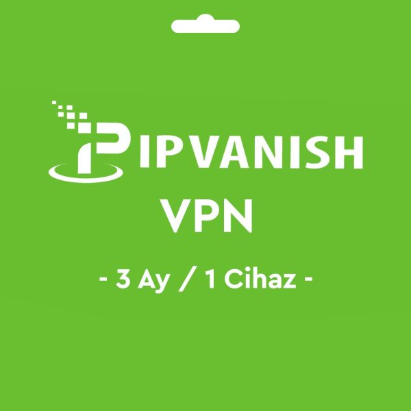 IPVanish VPN Premium Hesap 3 Ay / 1 Cihaz