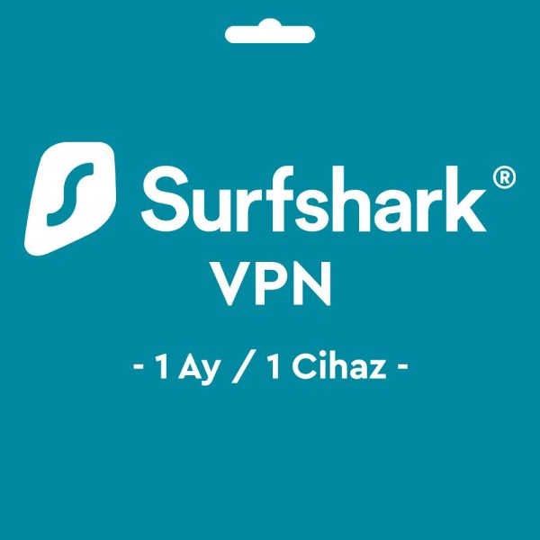 Surfshark VPN Premium Hesap 1 Ay / 1 Cihaz