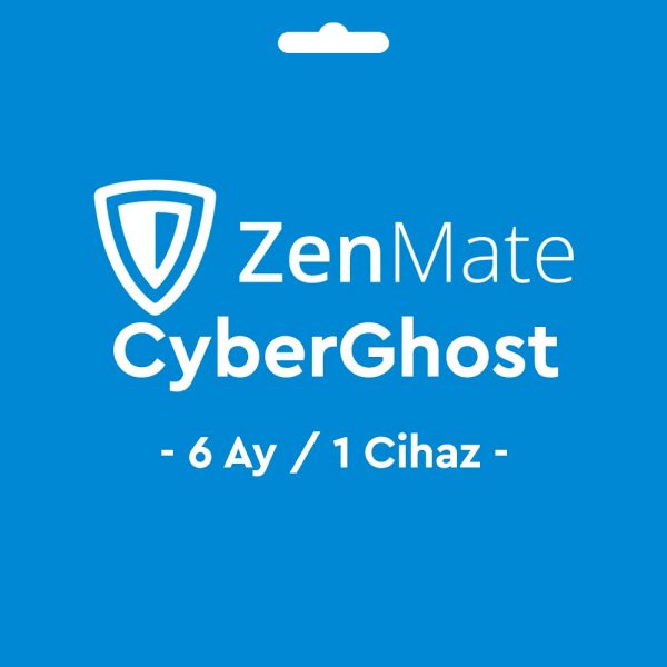 Zenmate CyberGhost VPN Premium Hesap 6 Ay / 1 Cihaz