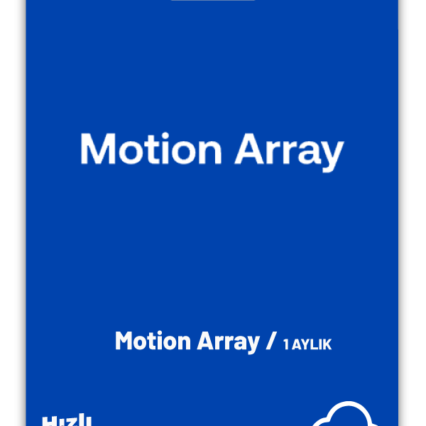 Motion Array – 1 Aylık