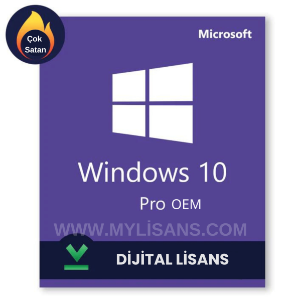 Windows 10 Pro OEM Lisans Anahtarı